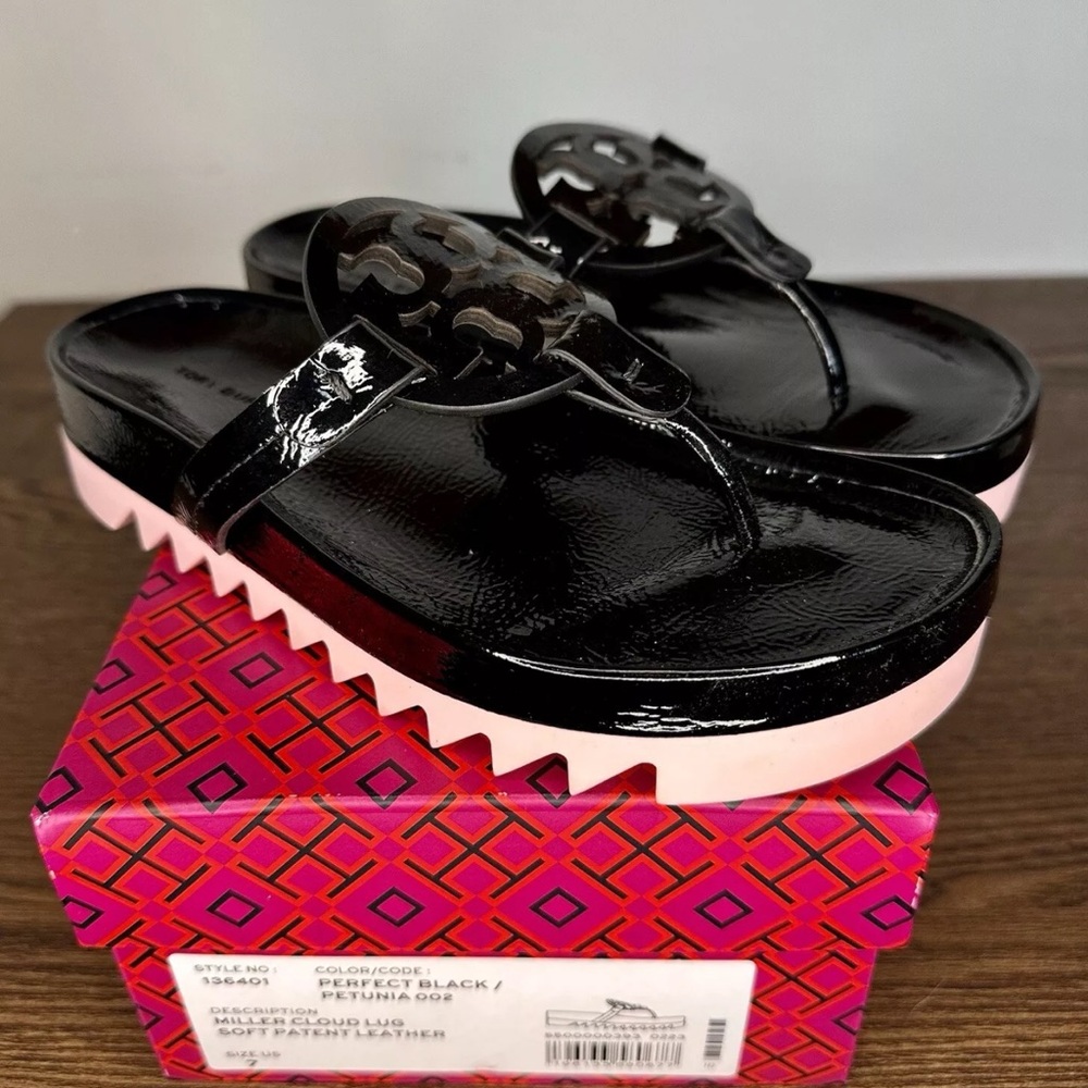 Tory Burch cloud lug pink 7B